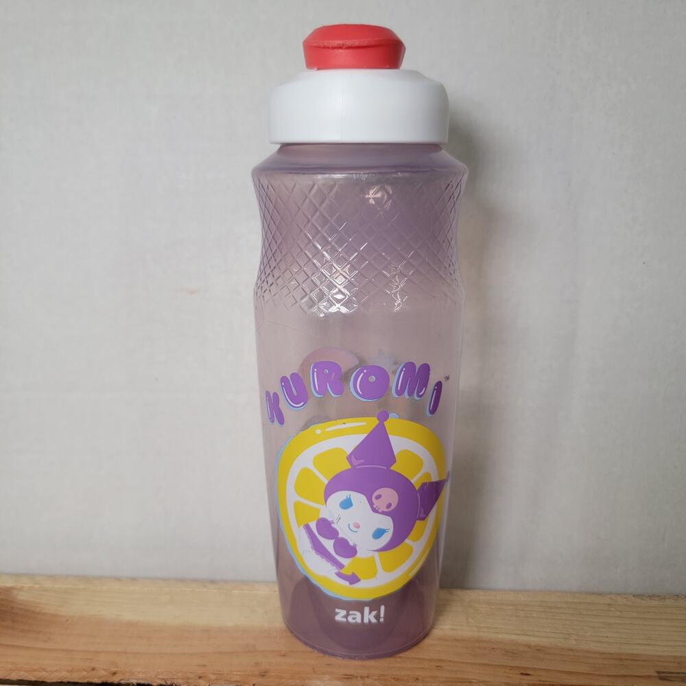 Kuromi Light Purple 30 oz Water Bottle by Zak! w/ Flip Top Lid